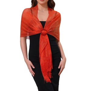 INSPIRE CHIC Women's Fashion 100% Polyester Pashmina Shawls 1 Pc - 1 of 4