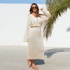 Women's Comfy Classic Beige Midi Cover-Up Dress - Cupshe - 2 of 4