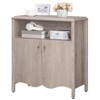 MaseiKar Console Table, Storage Cabinet with Adjustable Shelf, Engineered Wood Buffet Sideboard, Oriental Element Design, for Hallway, Entryway - 4 of 4