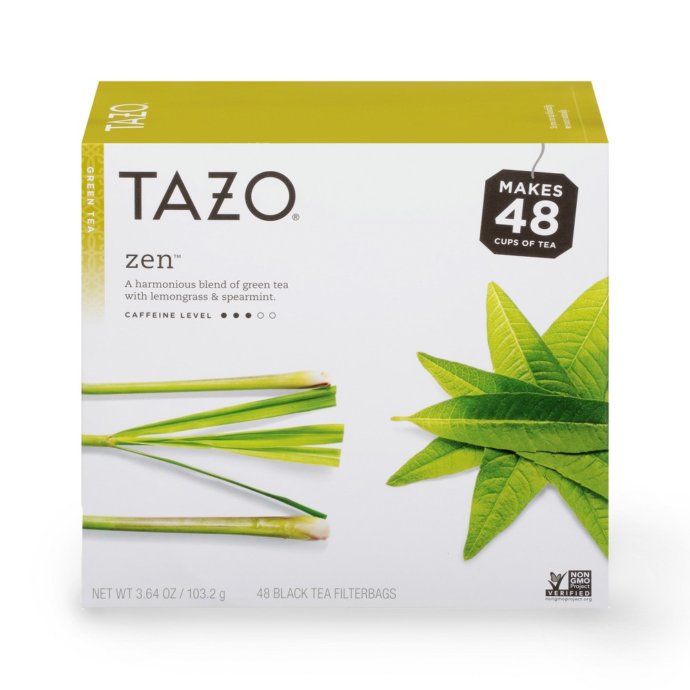 UPC 794522001378 TAZO Zen Green Tea Caffeinated Tea Bags 48 Ct