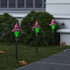 4ct Animated LED Witch Halloween Novelty Silhouette Stake Lights White - Hyde and EEK! Boutique™ - 2 of 3