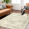 Vintage Printed Non Slip Area Rug Distressed Washable Soft Low Pile Indoor Non Shedding Accent Carpet for Living Room Bedroom - 3 of 4