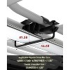Universal Roof Rack Basket, 200 Lbs Capacity with Extension Car Top Luggage Holder Carrier Basket for SUV, Truck, & Car Steel Construction - 4 of 4