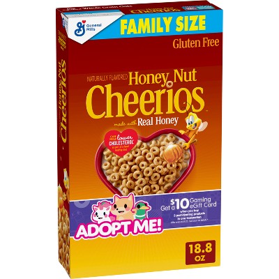 General Mills Family Size Honey Nut Cheerios Cereal - 18.8oz