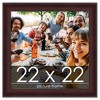 PosterPalooza | Square Linear Brown Picture Frame - UV Acrylic, Foam Board Backing, Hanging Hardware - 2 of 4