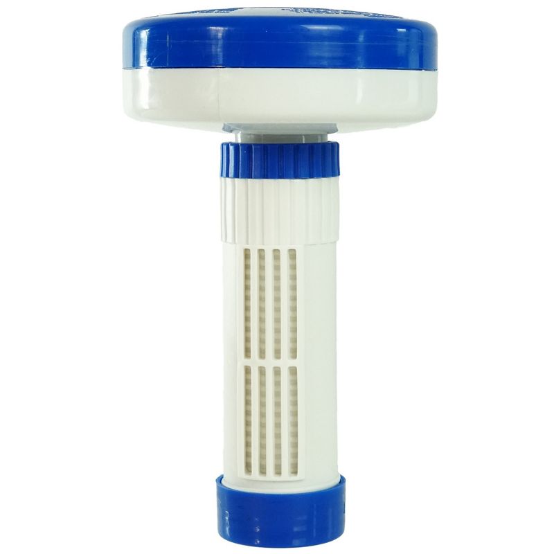 Pool Central Spa and Swimming Pool Bromine or Chlorine Feeder 8" - White/Blue, 1 of 2