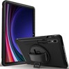 SAHARA - Raider Series Hand Strap Case for Samsung Galaxy Tab S10 FE, Tab S8, Tab S9, and Tab S9 FE - Black - 4 of 4