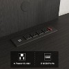 TV Stand for up to 60 Inch TVs, Modern Entertainment Center with Open Shelf, Charging Station, 4 Power Outlet & 2 USB Ports, for Living Room Bedroom - 4 of 4