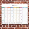 TF Publishing 22.5"x17.5" 2026 Rainbow Blocks Large Desk Pad Monthly Blotter Calendar - 4 of 4