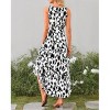 Clearlove Women Summer Dresses Casual Sleeveless Maxi Dresses Cute Floral Long Dress Wedding Guest Dress - 4 of 4