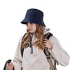 Anna-Kaci Lightweight Packable Bucket Hat with Ventilated Crown Chin Strap and Adjustable Fit for Travel Hiking and Outdoor Use - 3 of 4