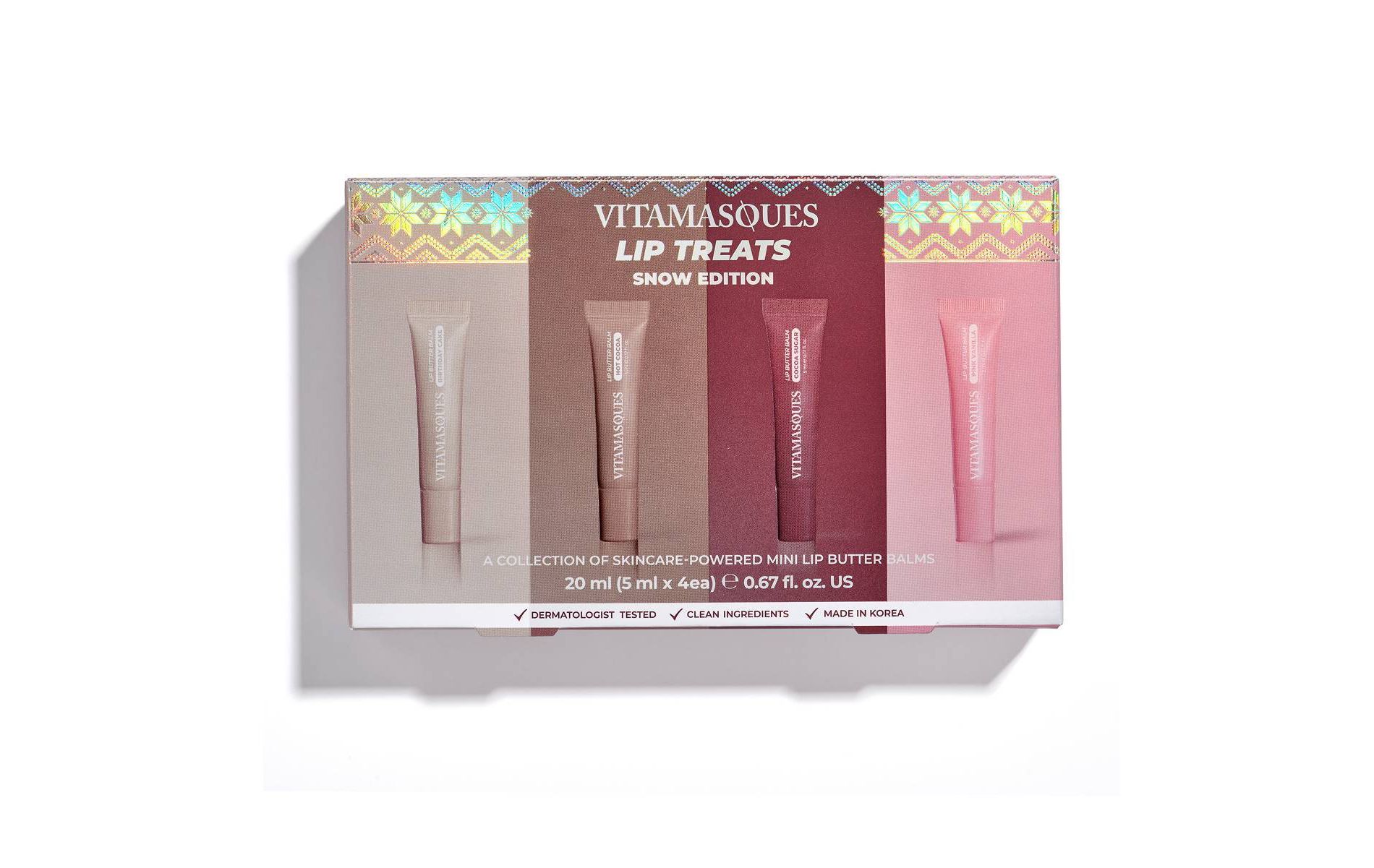Vitamasques Lip Treats Snow Edition - 4ct
