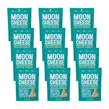 Moon Cheese Garlickin Parmesan Snack - Case of 12/2 oz