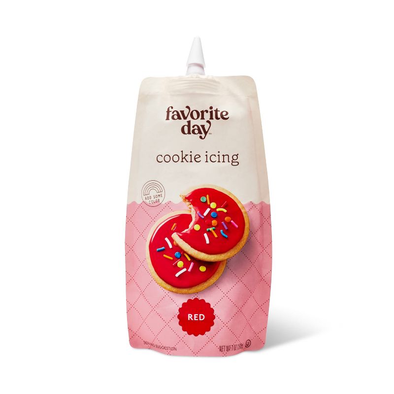 Red Cookie Icing - 7oz - Favorite Day&#8482;, 1 of 7