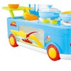 Ready! Set! Play! Link Little Chef 29 Piece Set, Fast Food Truck Bus Kitchen Toy, Food Pretend Play For Kids (Pink & Blue) - 3 of 4
