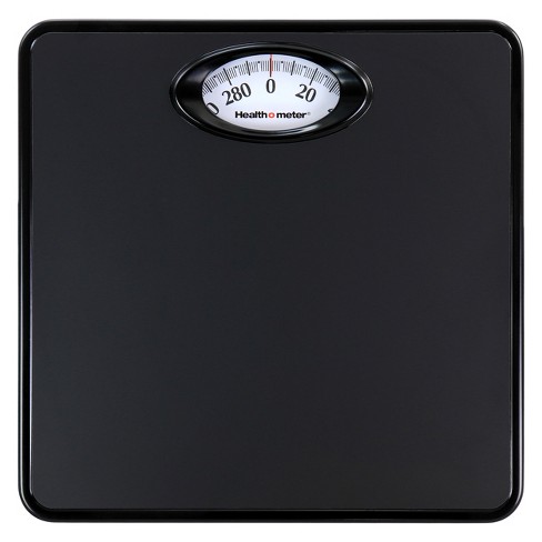  Ultra-Thin Analog Bathroom Scale, Non-Digital Dial Mechanical  Scale, All Steel Body, No Button/No Battery (Blue, Black) : Health &  Household