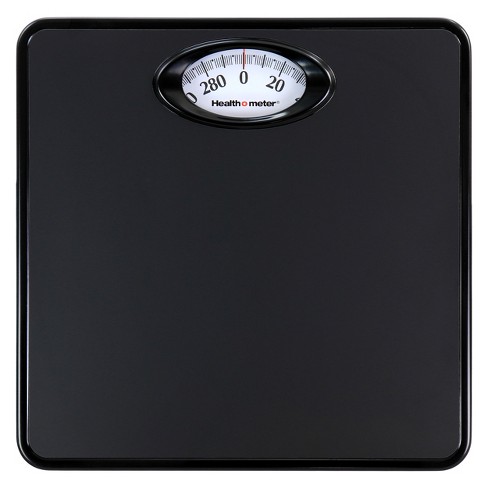 Mainstays Analog Bathroom Scale, Dial Body Scale, Black 