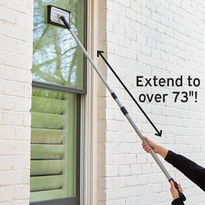 The Lakeside Collection Home Exterior Cleaning System with Telescoping Pole - 1 of 4