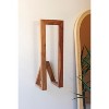 Vertical Wooden Wall Towel Rack for Bathroom Storage – 28" Tall by Kalalou - 4 of 4