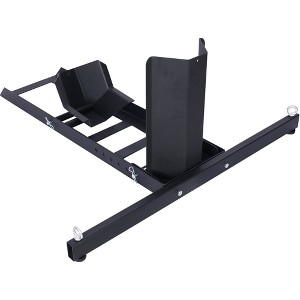 1800 LB Capacity Motorcycle Wheel Chock Sport Bike Stand Heavy Duty Steel Construction Motorcycle Stand Holder - 1 of 4