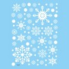 Unique Bargains Window Films Christmas Collection Stickers 1 Piece Polyvinyl Chloride Colorful 11.4"x8.3" 1Set - 2 of 4
