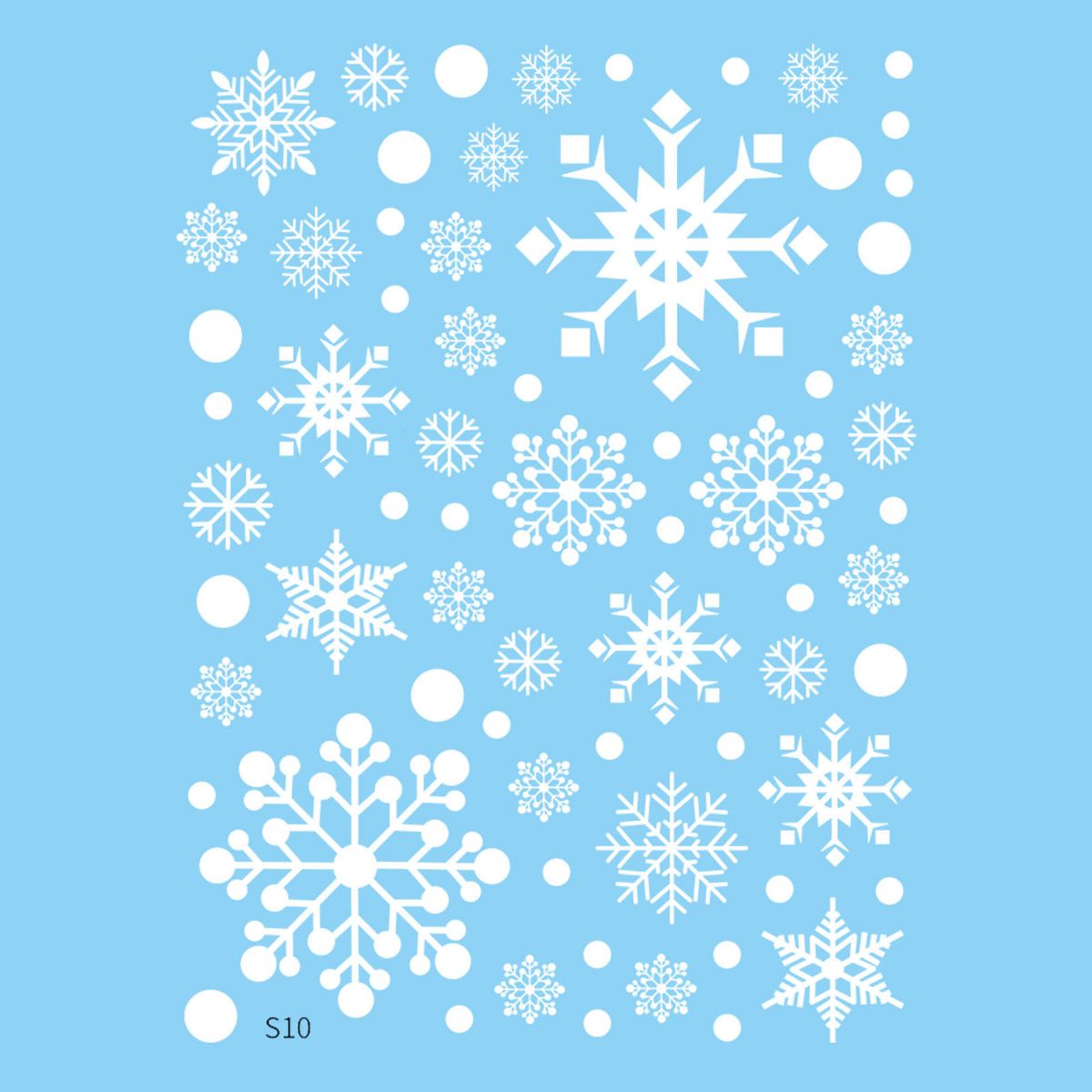 Unique Bargains Window Films Christmas Collection Stickers 1 Piece Polyvinyl Chloride Colorful 11.4"x8.3" 1Set - thumbnail 2
