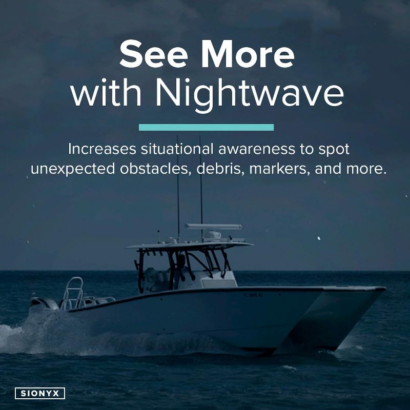 SiOnyx Nightwave Marine Navigation Camera For Boats, Ultra-Low Light Night Vision, With Bluetooth and Mounting Hardware, 4 of 9