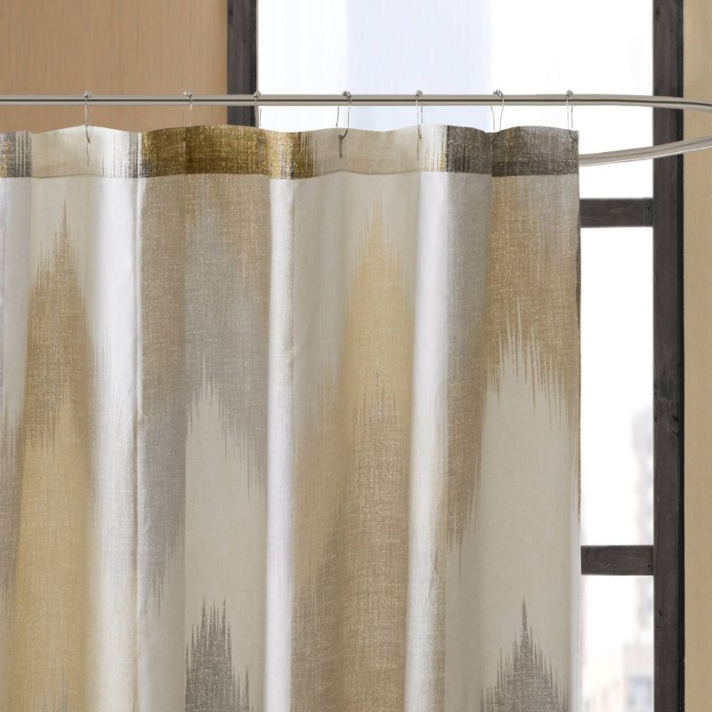 72"x72" Alpine Cotton Printed Shower Curtain, 3 of 9