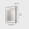 26x20” LED Bathroom Cabinet, Anti-Fog, Dimmable, Touch Switch, Recessed/Surface Mount - 4 of 4