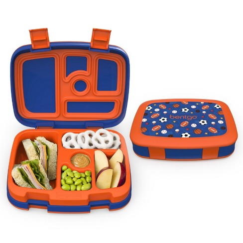 Bentgo Kids' Prints Leakproof, 5 Compartment Bento-style Lunch Box - Sports  : Target