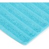 Classic Solid Eco-Friendly Modern Textured Premium Cotton Traditional 2-Piece Absorbent Bath Mat Set by Blue Nile Mills - 3 of 4