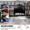 VEVOR Painting Rack, 5 ft-7 ft Adjustable Height, 66 lbs Capacity Automotive Paint Rack Stand, 8 Hooks Painting Drying Rack with 4 Swiveling Wheels - 3 of 4