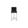 Meridian Furniture,Heidi Black Velvet Stool - 3 of 4