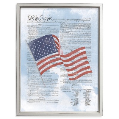 Creative Products Flag Constitution 18 x 24 Framed Print