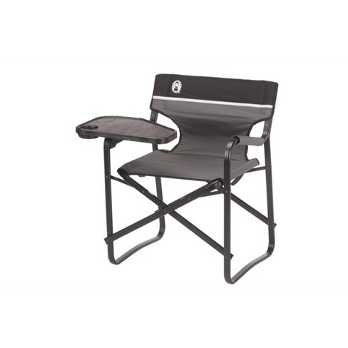 Coleman Aluminum Deck Chair With Swivel Side Table Gray Target