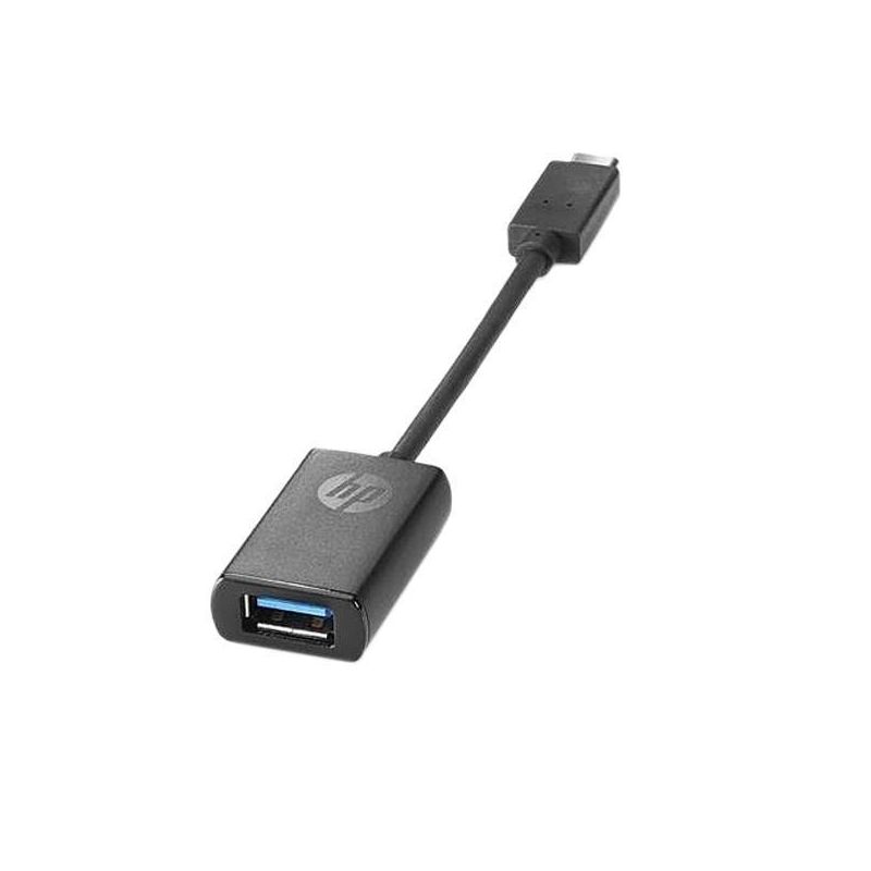 HP N2Z63UT Black USB-C to USB 3.0 Adapter, 1 of 2