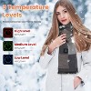 Angel Sar Heated Neck Wrap, USB Powered Warm Scarf with 3 Temperature Modes, Washable Winter Scarf for Outdoor - 4 of 4