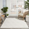 Nourison Versatile Solid Diamond Indoor Outdoor Flatweave Area Rug - 2 of 4