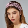 Unique Bargains Women's Solid Color Pleated Headband 1 Pc - 2 of 4