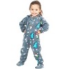 Footed Pajamas - Merry Gnomes Toddler Hoodie Fleece One Piece - 2 of 4