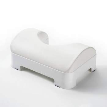 Comfort Soft and Ergonomic Toilet Footstool with Cushion - LUXE Bidet