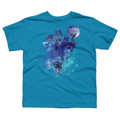 Boy's Design By Humans Play Music On The Edge By Maryedenoa T-Shirt
