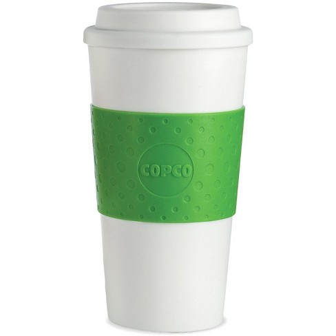 Copco Acadia Reusable to Go Mug, 16-Ounce Capacity - 4-Pack (Brown, Plum, Blue, Green)