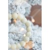 Hachikiko 6.7" White Boiled Wool Wreath with Hanger - Winter Christmas Tree Ornament, Cozy Holiday Decor,set of 6 - 2 of 4
