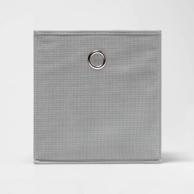 11" Fabric Bin Bundle 4pk Gray - Room Essentials™: Collapsible Cubby Storage, Fits 11 Inch Cube System, No Assembly