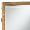 Uttermost Kampar Antiqued Gold and Rattan 23" x 36" Vanity Mirror - 3 of 4
