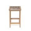 Christopher Knight Home Karyl Outdoor 26" Acacia Wood Counter Stools with Rope Woven Seat (Set of 2) - 4 of 4