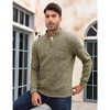 WhizMax Men's Casual Henley Pullover Sweater Slim Fit Knitted Thermal Fleece Polo Sweatshirt - 4 of 4
