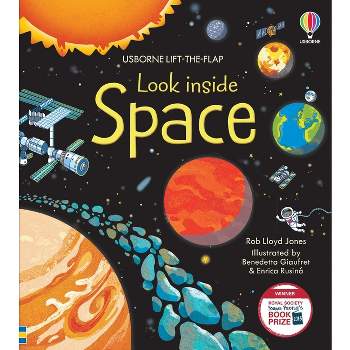 Look Inside Space - by  Rob Lloyd Jones (Board Book)