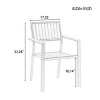 7 Piece Patio Dining Set with Extendable Table and 6 Chairs, Ideal for Outdoor Meals on Deck, Garden, or Poolside–The Pop Home - 4 of 4